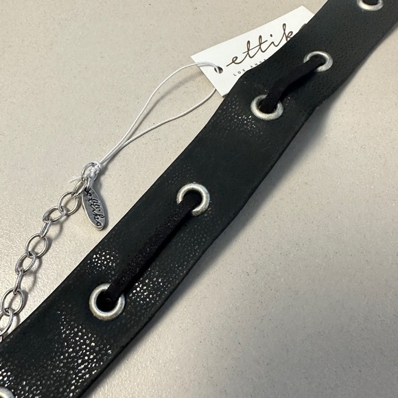 Ettika faux leather choker with grommet - Picture 3 of 3